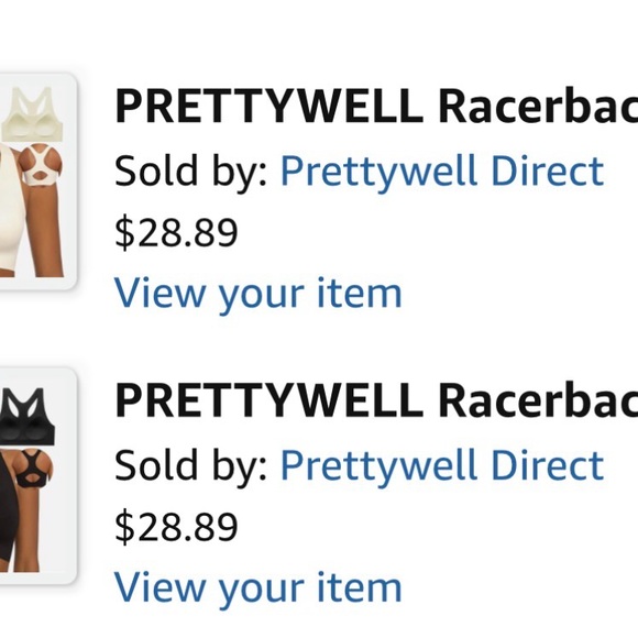 Set of 2 - Black and Cream Women's Intimate Bra with Fixed Cup and Hooks Back - Picture 7 of 7